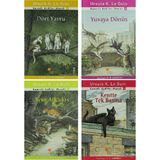 Dört Yavru - Yuvaya Dönüş - Yeni Arkadaş - Kentte Tek Başına - Kanatlı Kediler Masalı 4 Kitap Set - Ursula K. Le Guin