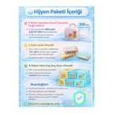 Dörtel Tedarik Hijyen Seti 3'Lü Islak Mendil, 1 Kutu Kağıt Sabun, 9'Lu Kuru Mendil