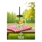 Dörtel Tedarik Pipetli Kavanoz Bardak
