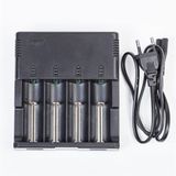 DÖRTLÜ 3,7V Lİ-ON PİL ŞARJ ALETİ 16340-14500-18650-26650