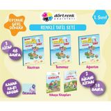 Dortrenk 1. Sinif Yaz Tatil Kitabi Seti (6 Parca)