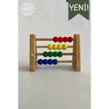 DORU Doğal Sağlıklı Ahşap Oyuncak Montessori Abaküs Analitik Zeka Matematik Çocuk Bebek Odası Dekor Foto