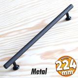 Doruk Kulp Mobilya Mutfak Dolabi Cekmece Dolap Kulplari Kapak Kulpu Kulbu Siyah 224 Mm Metal