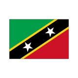 DORUK Saint Kitts ve Nevis Gönder Bayrağı 70 x 105