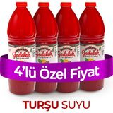 Doruk Sezer Gedelek Turşucusu Gedelek Turşucusu Şalgamlı Turşu Suyu Acısız 1 Lt 4' Lü Kampanya - 1 Paket