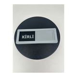 DorukForm Bulaşık Makinesi Temiz-Kirli Kartı 3D Baskı Gri-Siyah