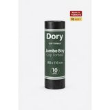 Dory Jumbo Boy Çöp Poşeti-Çöp Torbası 1 Adet 80X110 300 gr Siyah - 80 x 110 cm