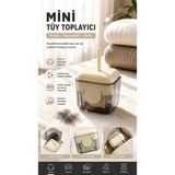 Dory Yıkanabilir Mini Tüy Toplama Rulosu | Dahili Hazneli Evcil Hayvan Kıl, Tüy ve Toz Temizleyici Sarı