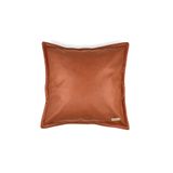 Doryan Home Tokyo Kenar Dikiş Detaylı Suni Nubuk Kare Kırlent Kılıfı - Kiremit Renk 45x45 50x50