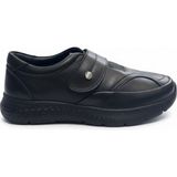 Dosa Shoes 962 Syh Ortopedik Anne Ayakkabısı Yandan Dikişli Cırtlı - 01-Siyah