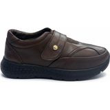 Dosa Shoes 962 Syh Ortopedik Anne Ayakkabısı Yandan Dikişli Cırtlı - Kahve