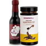 Dosewell Mor Aronya Suyu 250 ml & Organik Keçiboynuzu Özü 640 gr (2'li Avantaj Paketi)