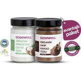 Dosewell Organik Hindistan Cevizi Yağı 300 ml + Organik Ham Kakao Tozu 140 gr ( 2'li Avantajlı Paketi ) - 300 gr