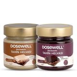 Dosewell Sade & Aronyalı Sürülebilir Tahin Helvası 2’li Set | Glukoz Şurubu İçermez