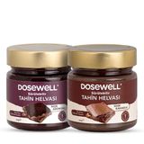 Dosewell Sürülebilir Tahin Helvası Ham Kakaolu ve Mor Aronyalı 250 gr 2'li Paket