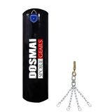 Dosmai Asma Aparatlı Ev Tipi Boks Kum Torbası 120 * 37 cm (SİYAH)
