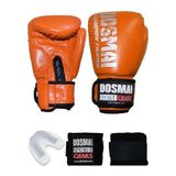 Dosmai Champion Fighter Boks Kick Boks Muay Thai Eldiveni Seti Boks Eldiveni Bandaj Ve Dişlik 3’lü Set (6 Oz)