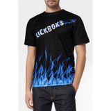 Dosmai Dijital Baskılı Kick Boks Fitness Boks Muay Thai Antrenman Tişörtü Spor T-Shirt KBT083 - XL - Mavi