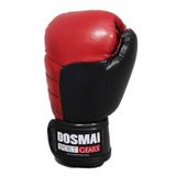Dosmai laodikya Boks Kick Boks Muay Thai Eldiveni EL345 (KIRMIZI, 12 Oz)