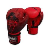 Dosmai Panther Power Boks Kick Boks Muay Thai Eldiveni EL341 (KIRMIZI, 4 Oz)