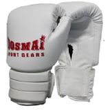 Dosmai Profesyonel Boks Eldiveni Muay Thai Eldiveni Kick Boks Eldiveni Eldiveni EL348 (BEYAZ, 8 Oz)