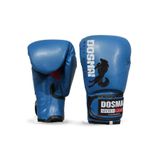 Dosmai Profesyonel Hava Alır Boks Eldiveni Muay Thai Eldiveni Kick Boks Eldiveni Eldiveni EL344 (MAVİ, 10 Oz)