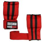 Dosmai TRİPOLİS Profesyonel Gel Destekli Hazır Boks Bandaj Bilek Bandajlı jel bandaj Özel Dolgulu Boks Eldiveni EL292 (KIRMIZI, M)
