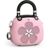 DOSS Mini Bluetooth Hoparlör, Dahili Mikrofonlu Küçük Bluetooth Müzik Kutusu, Ultra Taşınabilir Tasarım, iPhone Tablet ve Kız Hediye Pembe için Tatlı Bluetooth Kutusu