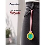 Dossimo Boyol Pop Çanta Charm Saat Askılı Analog Saat Sekizgen Tasarım Unisex Çanta Aksesuarı - Pembe