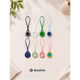 Dossimo Boyol Pop Çanta Charm Saat Askılı Analog Saat Sekizgen Tasarım Unisex Çanta Aksesuarı - Yeşil