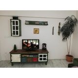Dosswood Doğal Ahşap Masif Tv Ünitesi