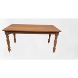 Dosswood Safir Masif Yemek Masası - 76 x 85 x 200 cm - Ceviz