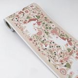 Dostear Peel and Stick Duvar Kağıdı Bordür Kendinden Yapışkanlı Duvar Bordürü Çıkartması Ev Tavan Dekoratif Bordür Banyo Oturma Odası Mutfak için Kahverengi At 12 cm X 1000 cm