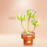 Dostoys Blossom Mini Çiçek Blok Oyuncak Fasülye Sedumu 191 Parça 6+