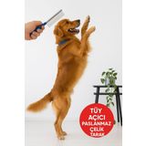 Dosttarak-Tüy Açıcı Kedi Köpek Tarağı Tek Taraflı Metal Dişli Evcil Hayvan Bakım Fırçası