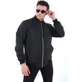 Dostum Giyim Dostumgiyim Erkek Su Rüzgar Geçirmez Bomber Ceket Mont - 01-Siyah - XL