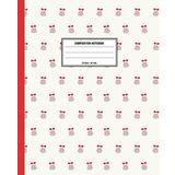 Dot Grid Composition Notebook – Creative Planner for Journaling & Layouts (110 Pages): Aesthetic Red Bikini Design | Ideal for Organization & Summer Projects