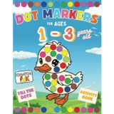 Dot Markers Activity Book for Toddlers 1-3 Years Old: Fun Animal Arts & Easy Coloring: Creative Learning with Large Dot Markers, Preschool Activities, ... Drawing for Toddlers (Dot & Learn Series)