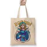 Dota 2 World Of Warcraft Crystal Maiden Bez Çanta Uzun Saplı - Açık Bej - 40 X 40