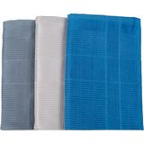 Dotamess 3'lü Mikrofiber Temizlik Bezi 42X70 cm Polyamid Cam Mutfak Ayna Tv Masa Musluk Fırın Temizleme Bezi - Renkli