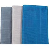 Dotamess 3'Lü Mikrofiber Temizlik Bezi 42X70 Cm Polyamid Cam Mutfak Ayna Tv Masa Musluk Fırın Temizleme Bezi