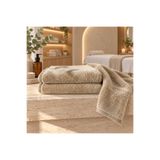 Dotamess Lüks Mikro Kadife Havlu 3’lü Set 50x90 cm – Yumuşak Kadife El ve Yüz Havlusu - Spa, Spor, Güzellik Salonu