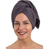 Dotamess Mikrofiber El Yüz Kuaför Berber Spor Havlusu Leke ve Saç Boyası Tutmayan 50 x 90 cm - Antrasit