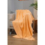 Dotamess Müslin 4 Katlı Koltuk Şalı Tv Battaniyesi 130 X 200 Cm Sarı