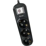 Dotvolt Surge Hunter 3 Lü Akım Korumalı Grup Priz 1.5 Metre - Siyah