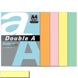 Double A 100'lü A4 80 gr Pastel Cheese Renkli Fotokopi Kağıdı