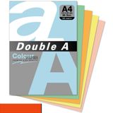 Double-A Double-A Renkli Fotokopi Kağıdı A4 80 Gram Safran (25 Li Paket) Safran 1982.00051