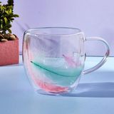 Double Feather Çift Cidarlı Kupa 250 Ml