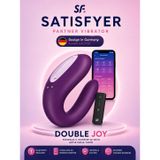 Double Joy Violet Telefon Kontrol Çiftlere Özel Vibratör