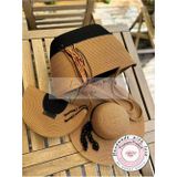 DOUBLE KNOT DESİGN 3lü Takım Plaj Çantası , El Çantası Clutch, Şapka, Totebag, Kadın, Yazlık,